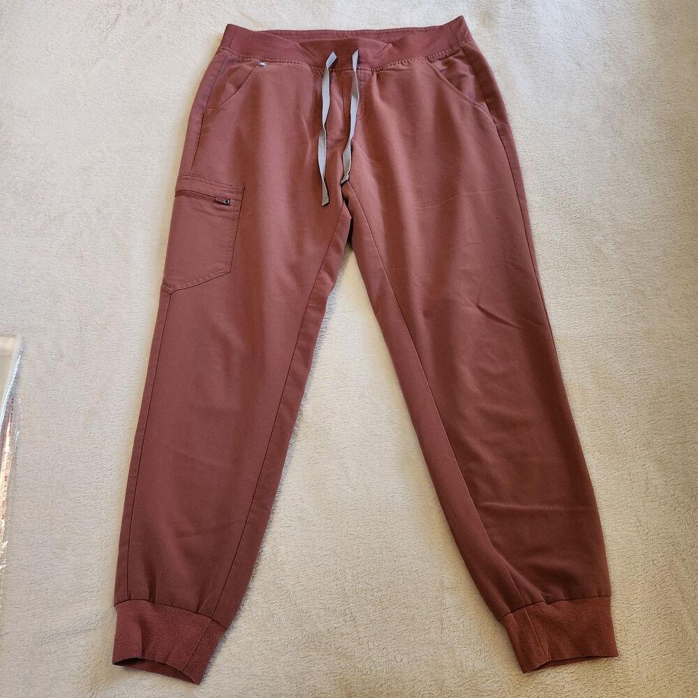 FIGS Zamora Jogger Scrub Pants Mauve Pink Size M W18SW2005